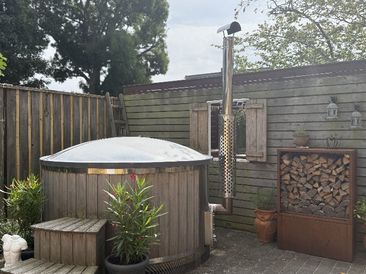 Firewood storage - stylish firewood organizing