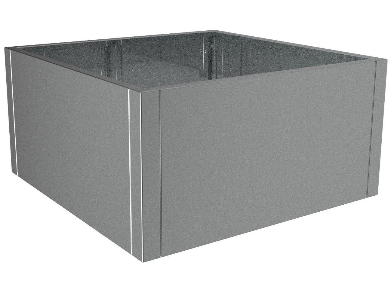 Plantekasse galvaniseret stål CUBY 80 x 80 x 40 cm