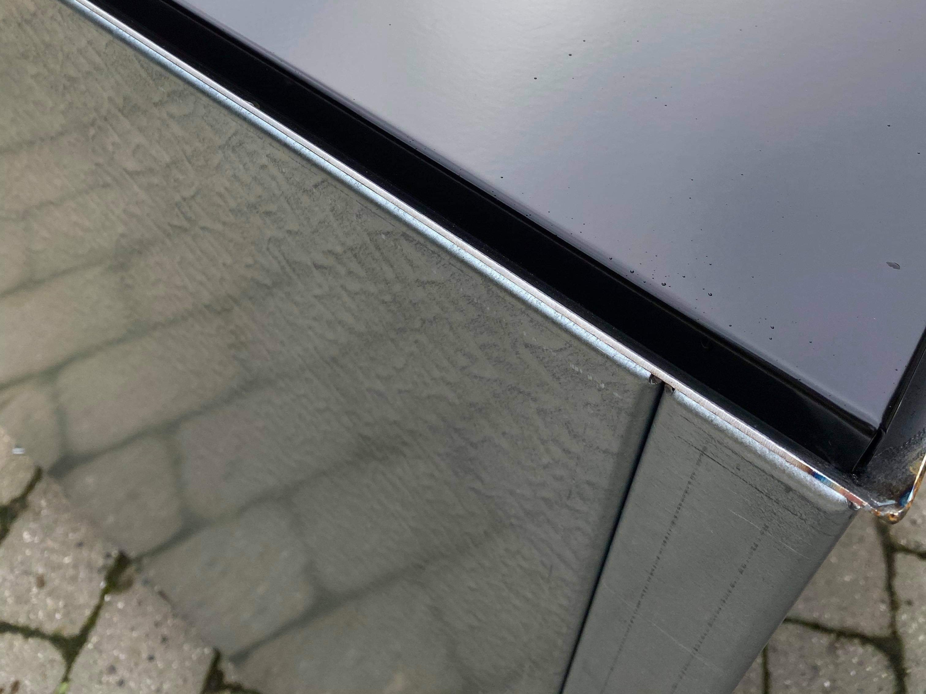 Bålgrill galvaniseret stål CUBY 60 x 60 x 80 cm