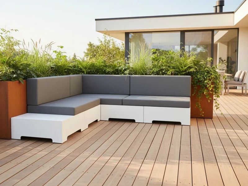 Ecksofa für Outdoor Lounge