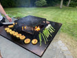 BBQ Feuerstelle CUBY verzinkter Stahl 80 x 80 x 40 cm