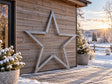 Stern aus verzinktem Stahl – Weihnachtsdekoration
