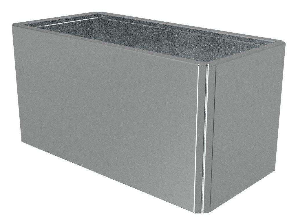 Plantekasse galvaniseret stål EDGY 120 x 40 x 40 cm