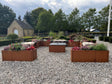Gartenfeuer aus Cortenstahl CUBY