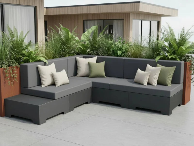 Outdoor Lounge Sofa in Eckform