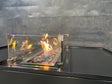 Windschutz aus Glas für Gasbrenner Outdoor